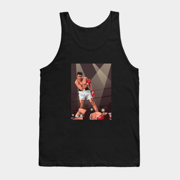 Muhammad Ali Tank Top by Fudz design